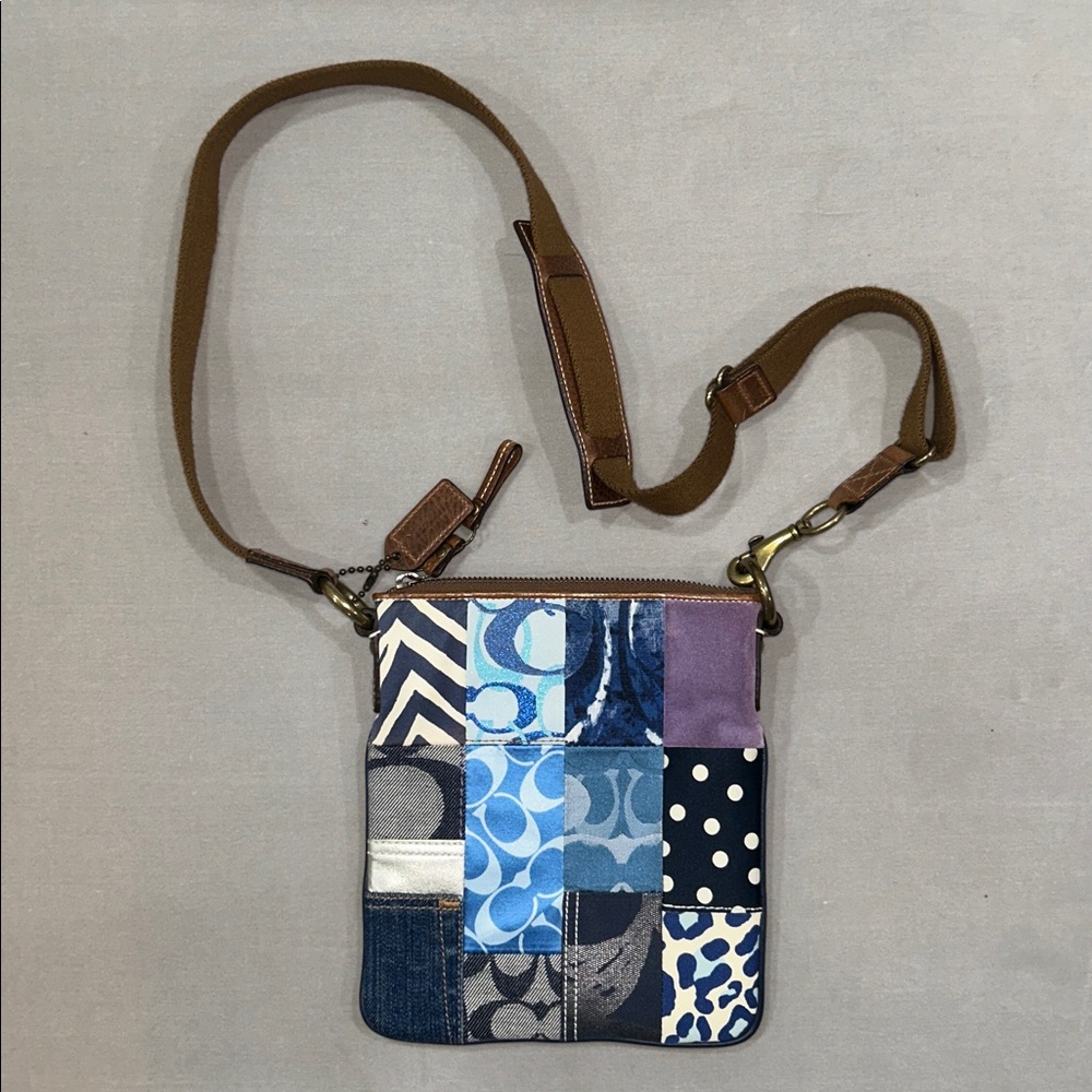 Coach Brown Leather Accent Bag - Picture 2 of 4
